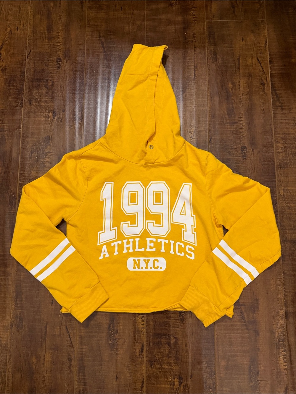 H&M Yellow '1994 Athletics N.Y.C.' Kids Hoodie